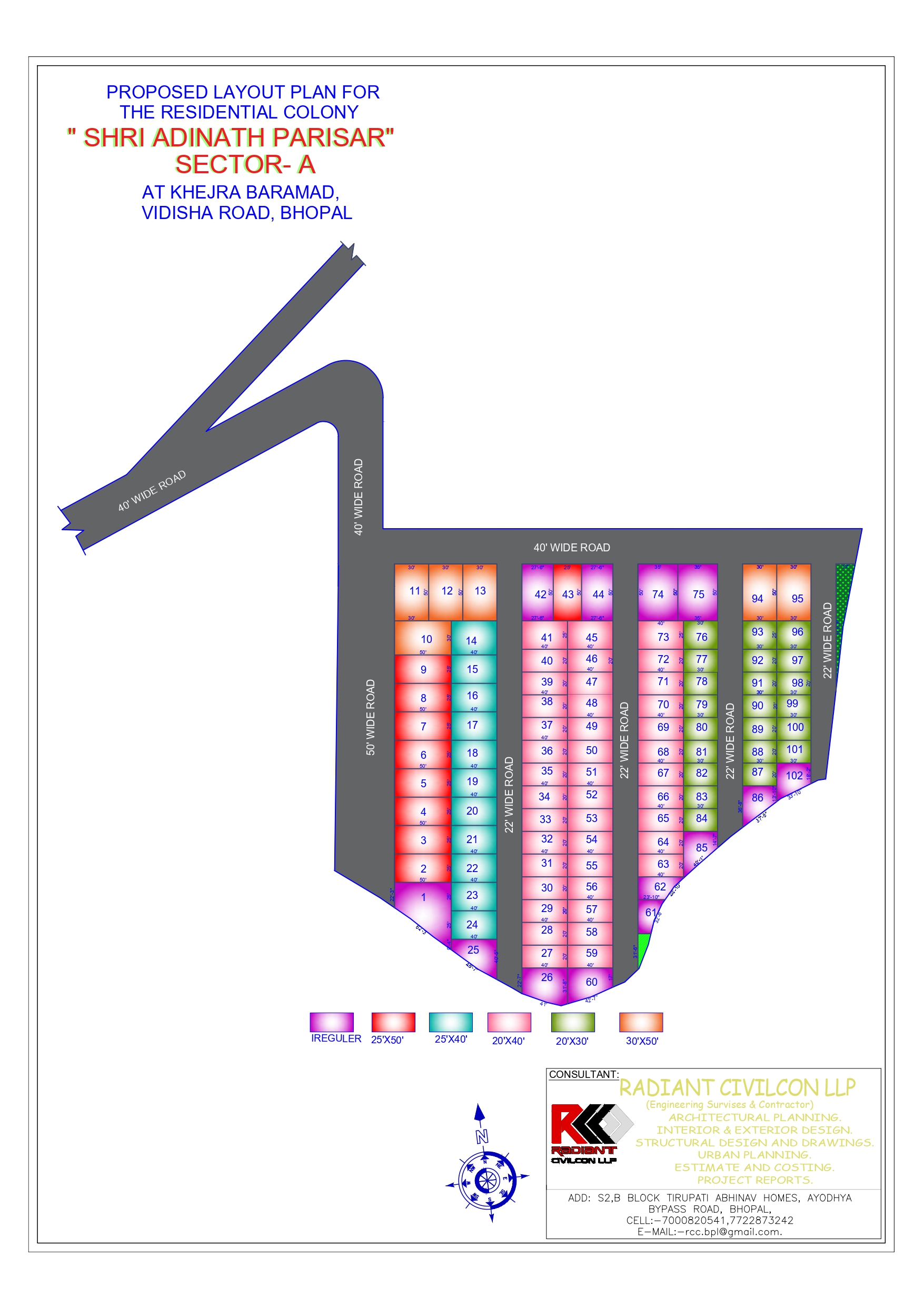 Shri Adinath Parisar, Bhopal – Residential Plots and Independent Homes